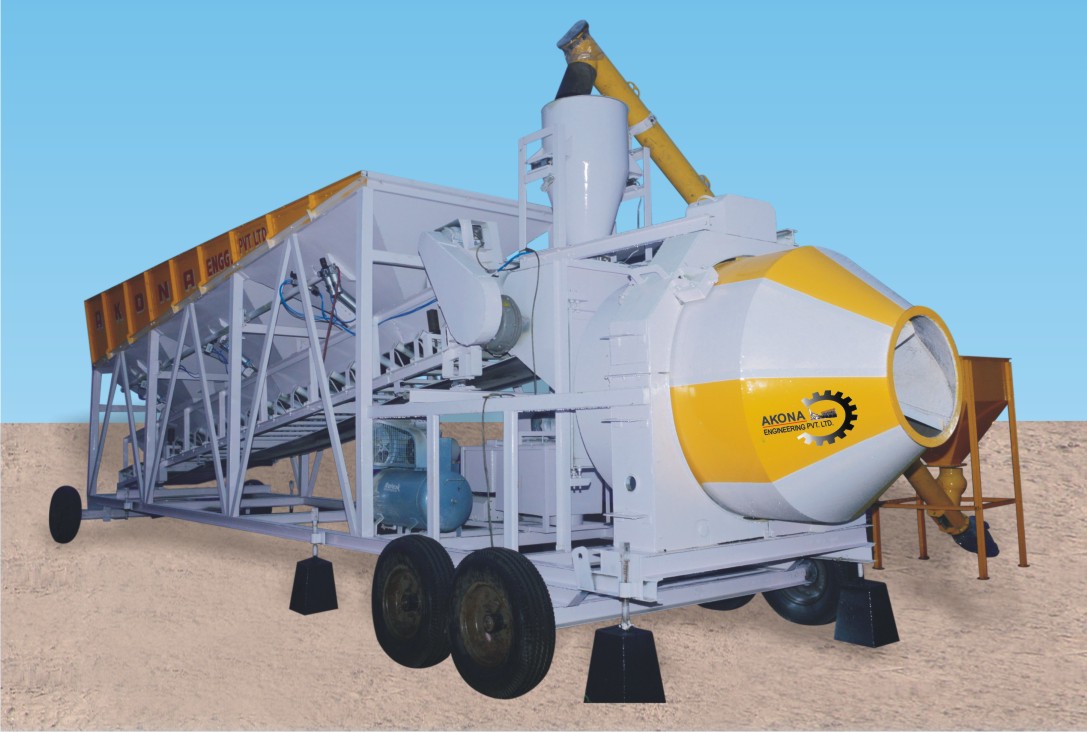 Fully Automatic Concrete Batching & Mixing Plant (AHP Series)