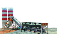 Fully Automatic Concrete Batching & Twin Shaft Mixing Plant